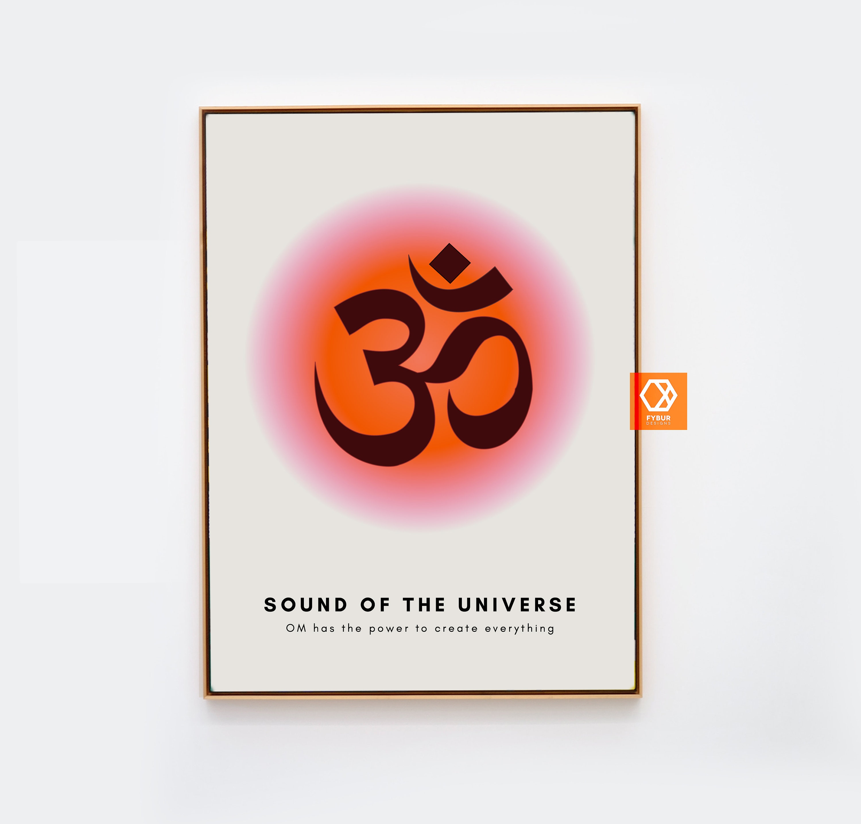 Om Wall Decor Om Sign Om Wall Art Yoga Wall Decor Boho Nursery Etsy