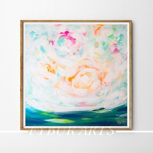 Landscape Art Abstract Print Acrylic Painting print Giclee Print sky painting Fine Art nature painting wall art modern painting colorful art