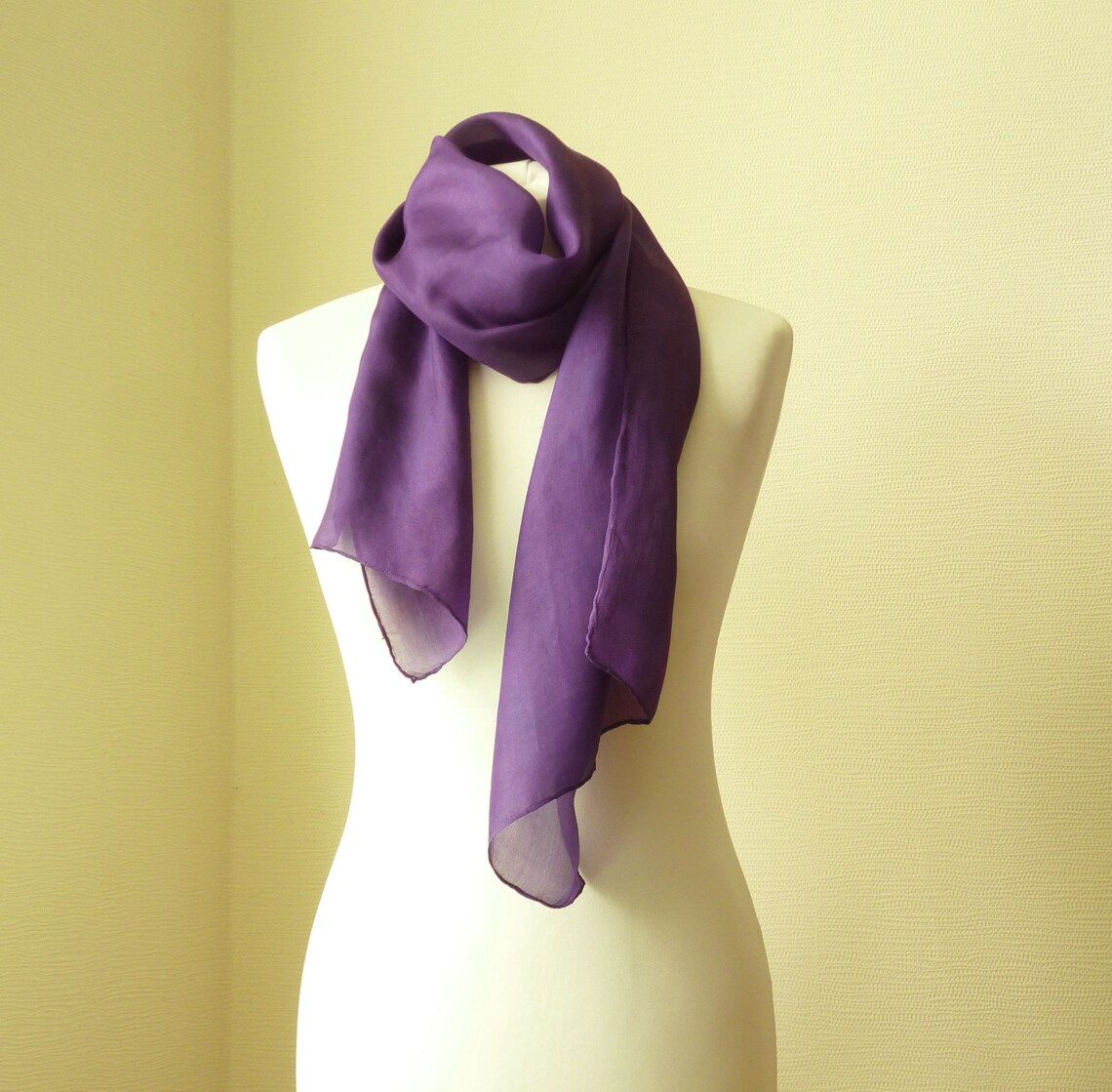 Sparkly Purple Scarf Rectangular Scarves Sparkle Fabric | Etsy