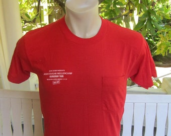 1985 John Cougar Mellencamp Scarecrw Tour Concert Shirt * Mens Med (42)