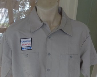 1990s Oldsmobile - Pontiac Mechanics Work Shirt * Men&#39;s XL (50)