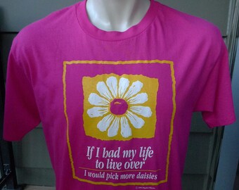 1992 Pick Daisies Life Single Stitch Shirt * Mens Large (44)