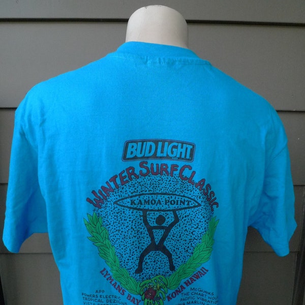 1980s Winter Surf Classic (Kamoa Point, Hawaii) Single Stitch Shirt * Men's XL (48)