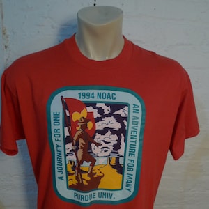 1994 Boy Scouts Order of the Arrow Single Stitch Shirt * Mens XL (47)
