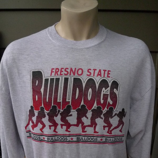 1980s Fresno State Bulldogs Football Sweatshirt * Men's XL (48)