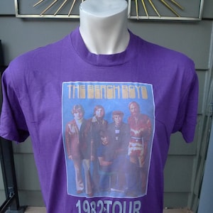 1982 Beach Boys Single Stitch Shirt *  Mens ML (45)