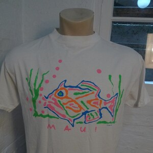1989 Maui Hawaii Single Stitch Shirt * Men&#39;s Large (45)