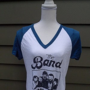 1983 The Band Single Stitch Shirt (C) Licensed by Roach &#39;74 * Womens Med (36)