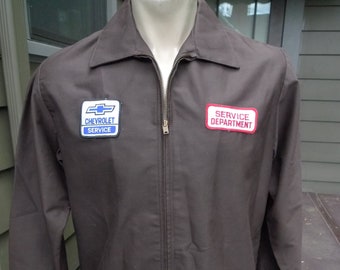 1960s Chevrolet Mechanics Work Jacket * Men's M (40R)