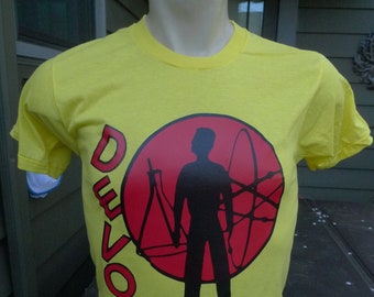 1980s Devo Single Stitch Shirt (C) Licensed Roach '83 * Men's S (38)