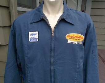 1980s Chevy Work-Mechanics Jacket * Men's XL (44R)