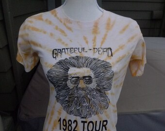 1982 Grateful Dead Single Stitch Shirt (C) Licensed by Roach '74 * Women's S (35)