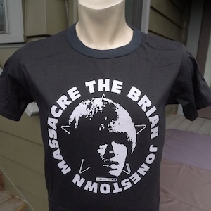 1990s Brian Jones Massacre Single Stitch Shirt (C) Licensed A Recordings '97 * Men's S (38)