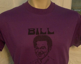 Size L (44) ** Old Stock Dated 1978 Bill Withers Shirt (Single Sided) (Deadstock Unworn) (Single Stitched) (Screen Stars)