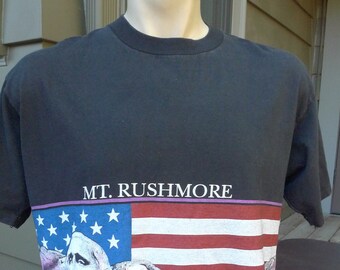 Size XL (48) * 1991 Mount Rushmore Single Stitch Shirt