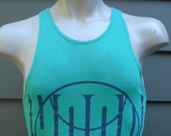 1980s Rare Gray Label Nike Single Stitch Tank Top Shirt * Men's Small (38)