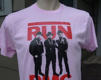 RUN DMC TシャツL古着コピーライト、ヒップホップ、ラップ、バント、 7154a7cfc1a2c45d8c7fc8fcdc2ab7