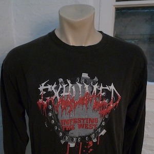2002 Exhumed Concert Shirt * Uomo XL (47)