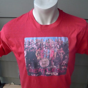 Chemise à point unique Sgt Pepper des années 1970 des Beatles (C) Roach &#39;74 * Mens Med (44)