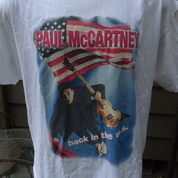 Size XL (48) ** Paul McCartney Concert Shirt (Double Sided)