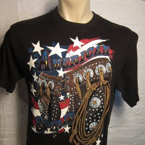 1994 American Spirit Cowboy Single Stitch Shirt * Mens L (44)