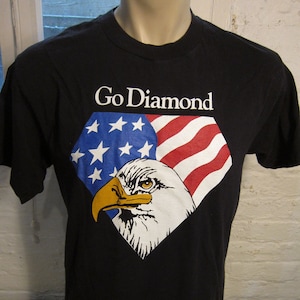 1980s Go Diamond American Eagle Shirt * Men&#39;s Large (46)
