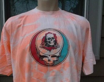 Size XL (50) ** 1990s Dead Tie Dye Shirt (Single Sided) (Single Stitch)