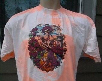 Size L (46) ** 1990s Dead Tie Dye Shirt (Single Sided) (Single Stitch)