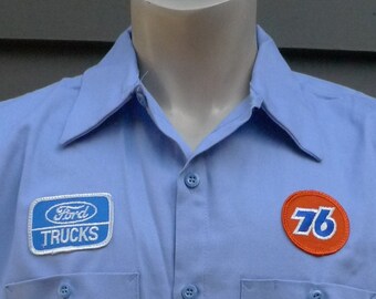 vintage gas station work shirts