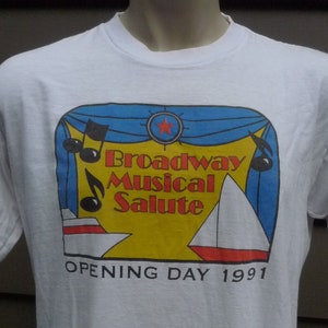 Size XL (46) ** 1991 Broadway Musical Single Stitch Shirt (Single Sided)