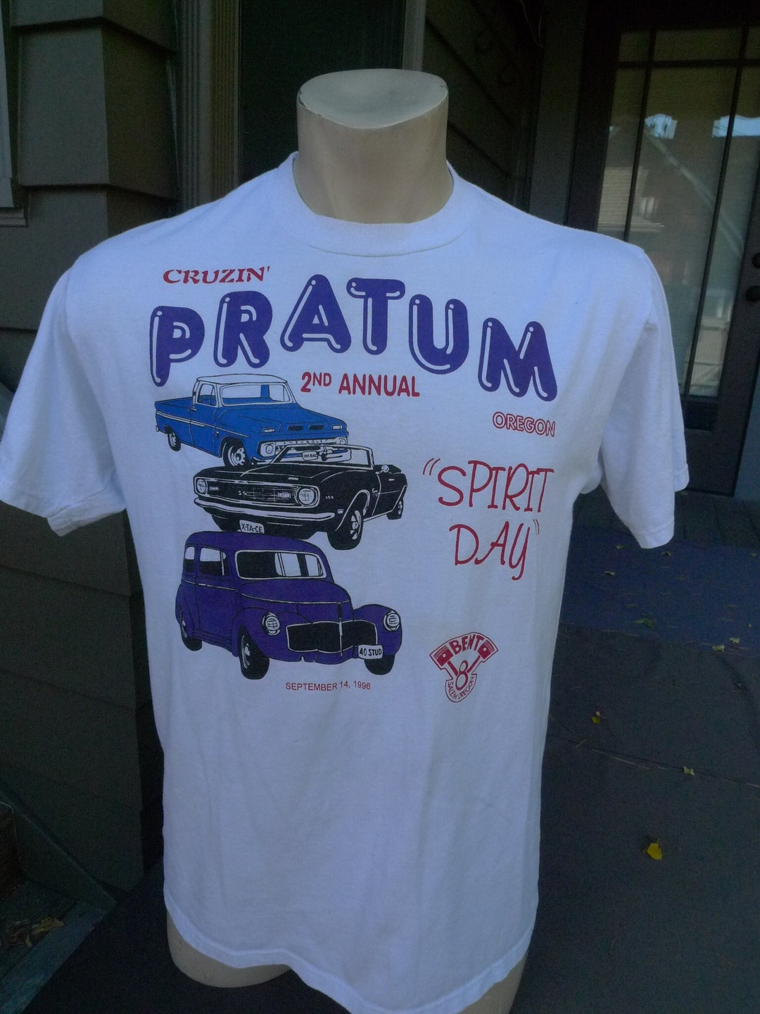 1996 Pratum, Oregon Classic Car Cruise Shirt Men's Med 42 Etsy