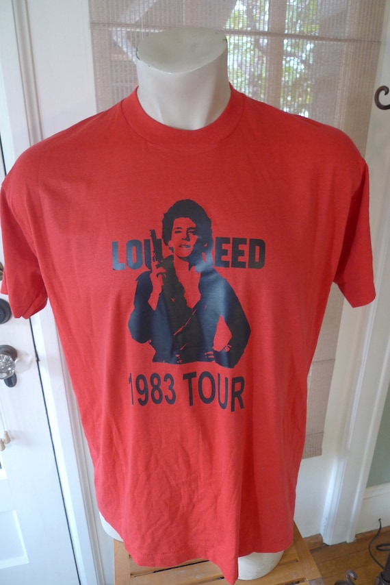 1983 Lou Reed Single Stitch Shirt * Mens XL (46)