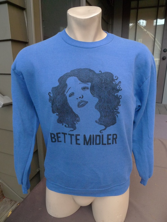 1980s Bette Midler Sweatshirt (C) Roach '74 * Men… - image 1