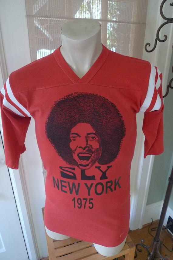 Dated 1975 Sly Stone Single Stitch Shirt * Mens Me
