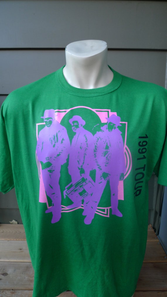 1991 RUN DMC Single Stitch Shirt (C) Licensed by R