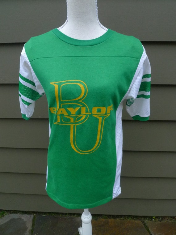 1970s Baylor University Athletic Jersey Shirt * W… - image 1