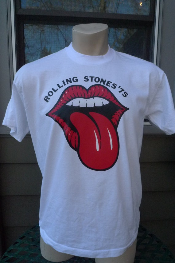 1975 Rolling Stones Single Stitch Shirt (C) Licens