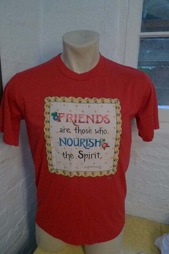 1990s Friends Single Stitch Shirt * Mens Medium (4