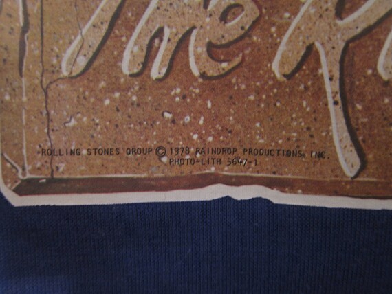 1978 Rolling Stones Single Stitch Shirt (C) Licen… - image 2
