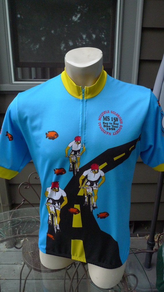 1998 Bay to Bay Biking Race Shirt * Mens Large (44