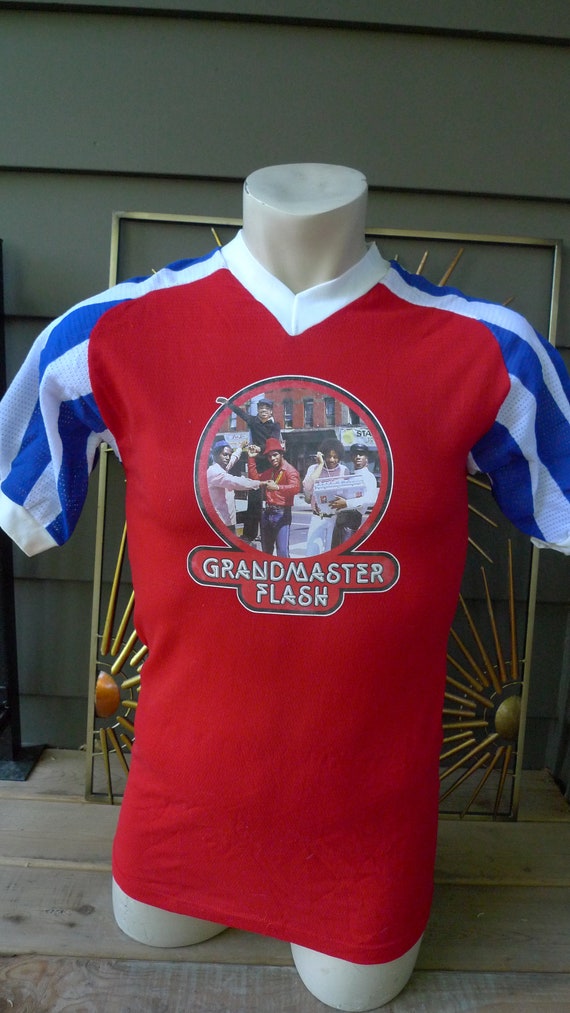 1970s Grandmaster Flash Single Stitch Shirt (C) L… - image 1