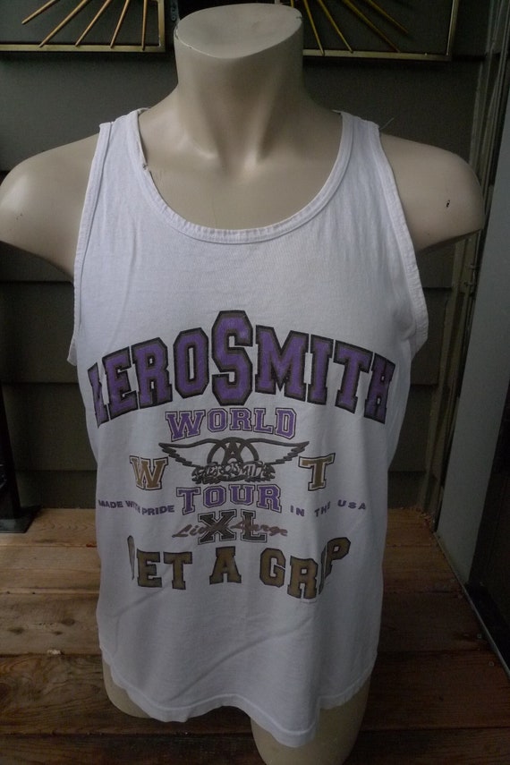 1993 Aerosmith Concert Single Stitch Tank Top Shir