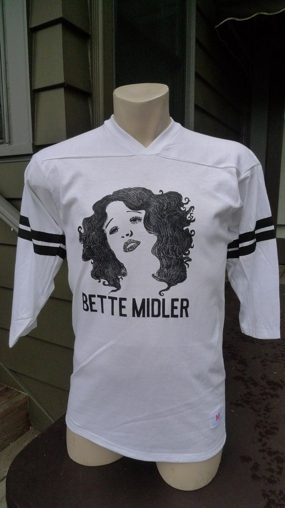 1970s Bette Midler Single Stitch Jersey (C) Licens