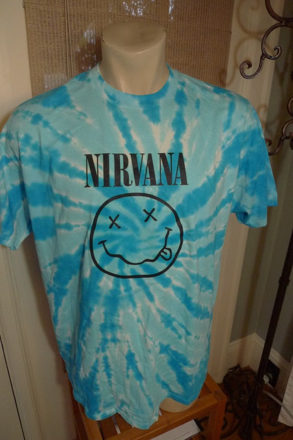 Nirvana tie dye shirt Clearance