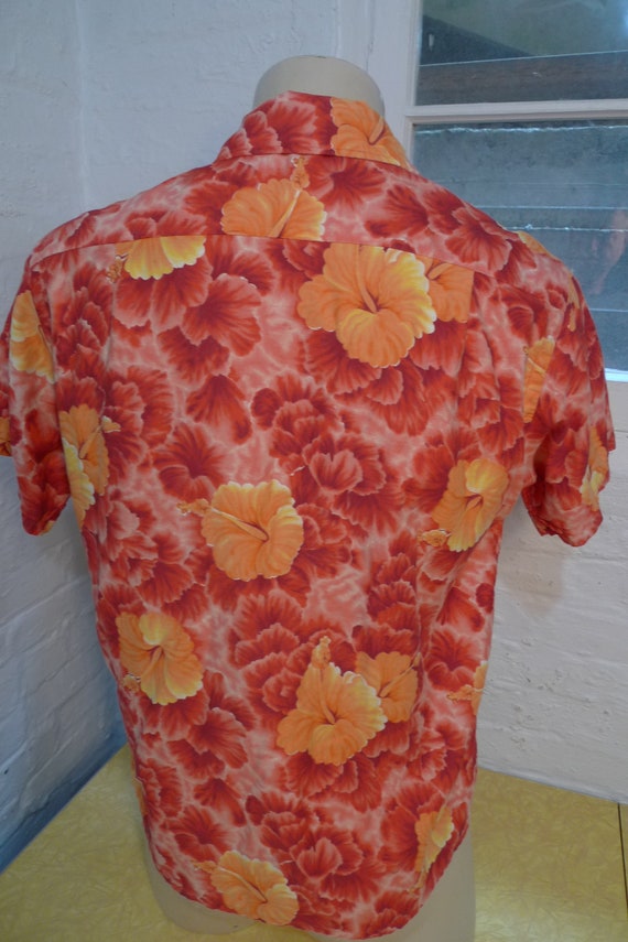 Size L (46) ** 1960s Cotton Hawaiian Shirt - image 2