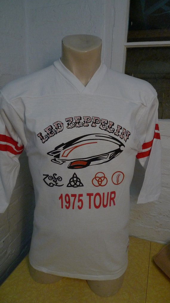 1975 Led Zeppelin Single Stitch Jersey (C) License