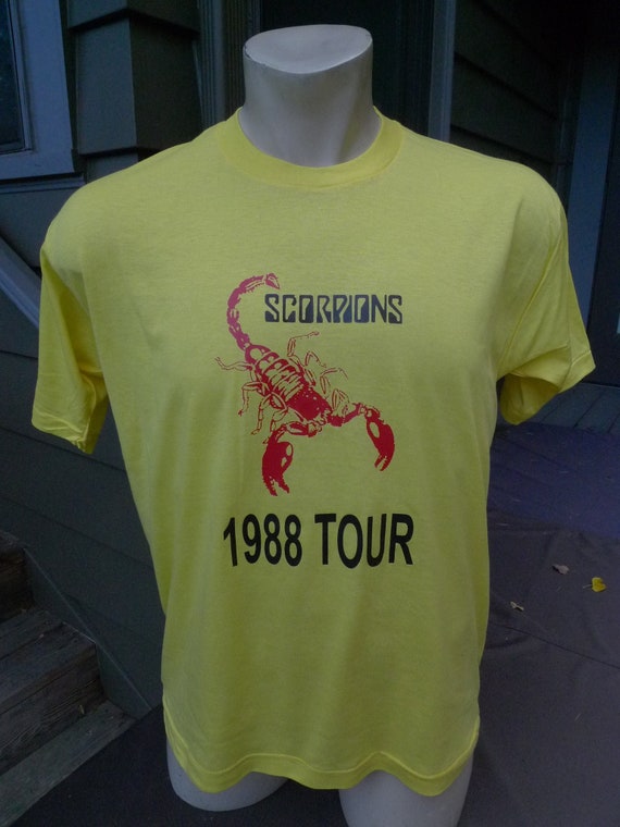 1988 Scorpions Screen Stars Single Stitch Shirt (… - image 1