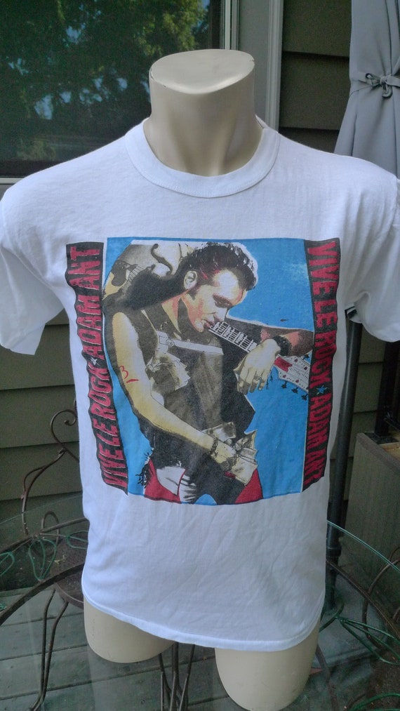 1985 Adam Ant Concert Single Stitch Shirt * Mens M