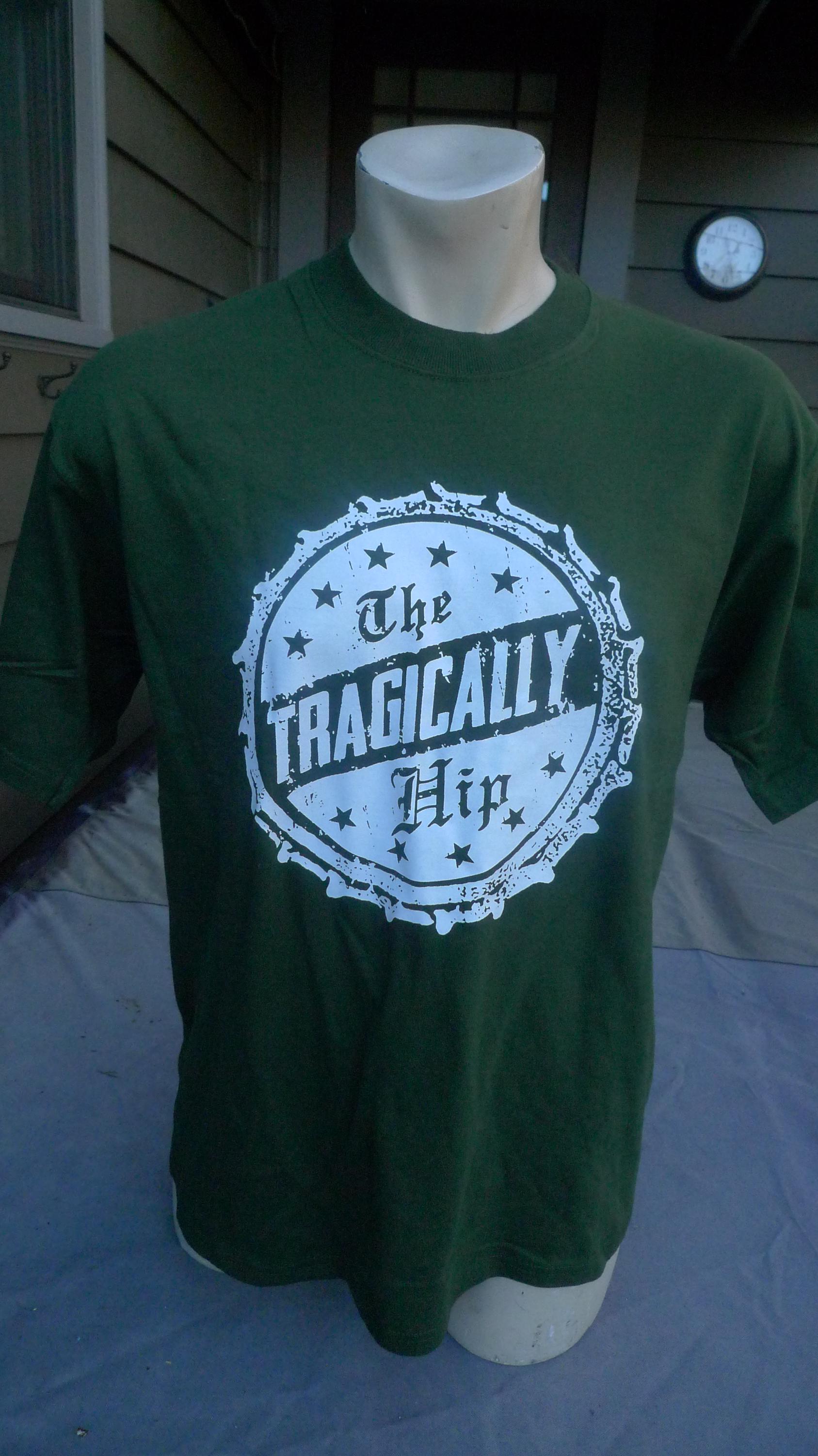 T-shirt The Tragically Hip Named 2024 - Tailles S à 5XL - Noir - Neuf Avec étiquettes