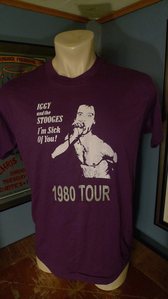 Size L (44) ** Old Stock Dated 1980 Iggy and the … - image 1